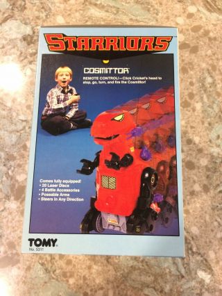 Vintage 1984 Starriors Cosmittor Deadeye & Cricket in Factory box 4