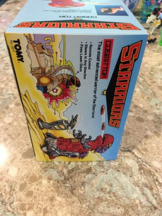 Vintage 1984 Starriors Cosmittor Deadeye & Cricket in Factory box 6