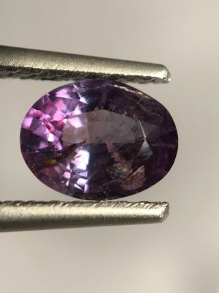 GFCO certified Natural Alexandrite 0.  67 CTs very rare stone for engagement ring. 8