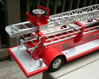 Vintage 1954 Tonka Fire Engine Truck 1st Year Beauty Complete 9