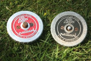 stylish vintage BOLEX Paillard WOOD & aluminium TRIPOD,  TWO Quick Release plates 9
