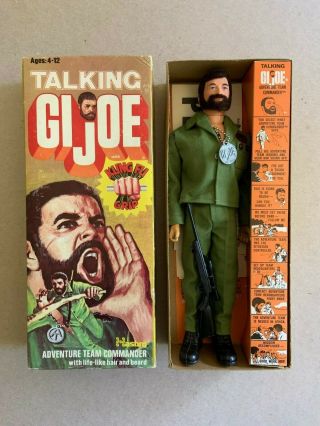 1974 Gi Joe Vintage Talking Adventure Team Commander W/ Kfg