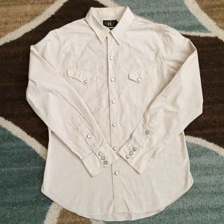 Rrl Double Rl Ralph Lauren Western Shirt Striped Mens L Vtg Pearl Snaps
