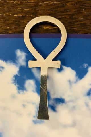Tiffany & Co Vintage Ankh Cross Sterling Silver Bookmark.
