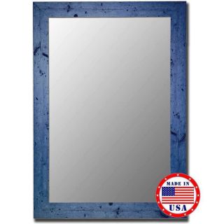 Hitchcock Butterfield 34 " X 44 " Vintage Blue Framed Wall Mirror - 250603