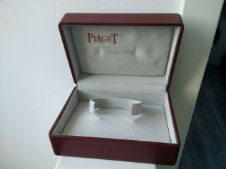 Vintage Piaget Red Watch Box 1980 