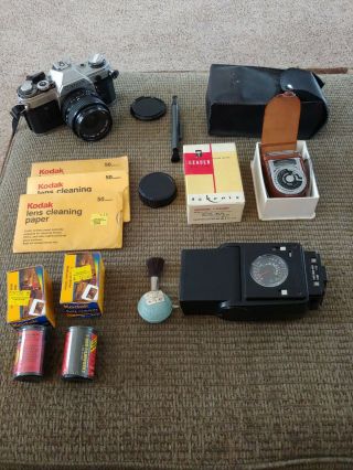 Vintage Canon Japan Ae - 1 Program Black Camera 2862815,  Accessories