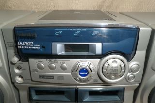 Boombox AIWA CA - DW537 CD FM - AM Dual Cassette Vintage With Power Cord 3