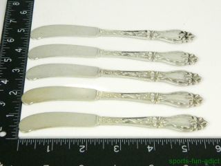 5pc LILY - FLORAL by FRANK WHITING Sterling Silver 5 3/4 