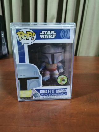 Funko Pop Star Wars Sdcc Boba Fett Droids Rare W Stacks