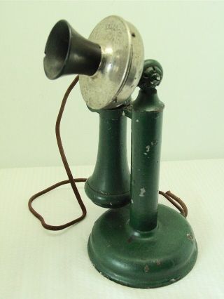 Vintage Antique Kellogg S&S of Chicago Candlestick Telephone - Pat ' d Nov.  26,  1901 2