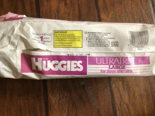 Vintage Huggies Diapers Rare Prop/ Reborn/ Collector 3