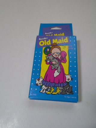 Roseart Old Maid Playing Cards Game No.  41402 Vintage 1993 Complete