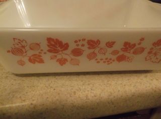 Vintage Pyrex Pink Gooseberry Fridge Set 7 PC Rare 3