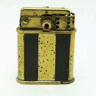 Rare Vintage British Gigolo Attias Push Button Semi - Automatic Lighter For Repair