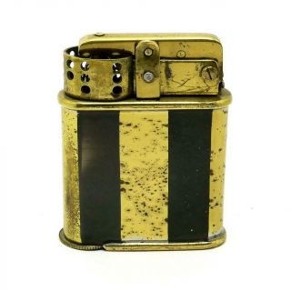 RARE Vintage British Gigolo Attias Push Button Semi - Automatic Lighter for Repair 3