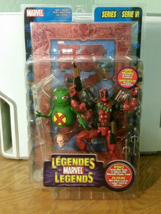 Marvel Legends Deadpool Rare Red Foil Variant Figure