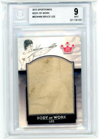 2013 Sportkings Bruce Lee Body Of Work Jumbo Relic 