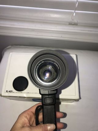MINOLTA XL 401 8 Movie Camera w/ Zoom Rokkor 8.  5 - 34mm f/1,  2 Lens Vintage 4