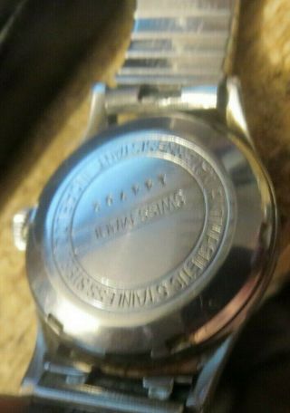 Vintage Garland Indimatic automatic Swiss men ' s watch 3