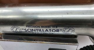 Vintage Precision Radiation Model 111B Scintillator Uranium Finder 1954 5