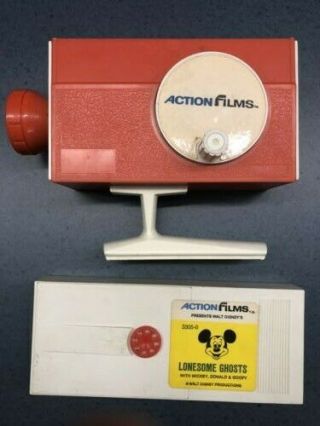 Vintage Fisher Price Movie Viewer with Action Films Movie Viewer 9 tapes Total 4