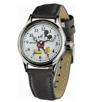Disney Classic By Ingersoll 25570 Classic Mickey Mouse Watch Unisex Grey Str