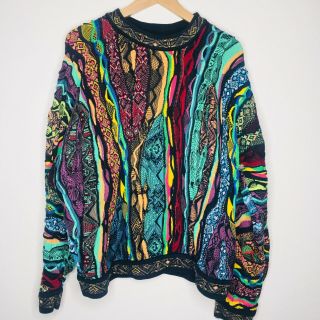 Coogi Australia Vintage Multicolor Men’s Sweater Large