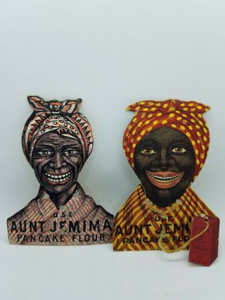 Rare Graphic Vintage 05 - 16 Card Puzzle Advertising Aunt Jemima Pancake Flour