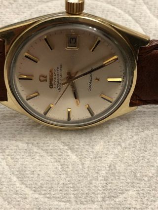 VINTAGE 1968 OMEGA CONSTELLATION cal.  564 SS - GOLD UNI - SHELL CASE,  REF.  168.  015 5