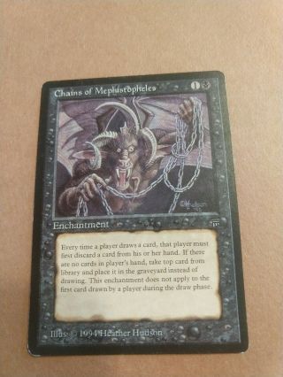 Mtg Magic The Gathering Legends Chains Of Mephistopheles