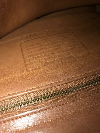 Gorgeous Vintage Brown Leather COACH Ladies Cross Body Handbag 6