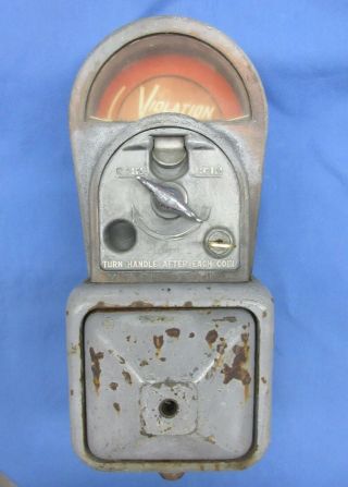 Vintage M.  H.  Rhodes Inc.  Parking Meter With Key Serial 2239735