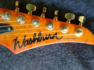 Washburn WT 100 CS Tele - style RARE Chicago Series Rio Grande Pickups Maple Top 7