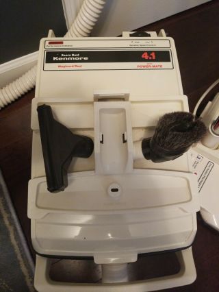 Sears Best Kenmore Vintage Canister Vaccum With Double Brush Powermate. 2