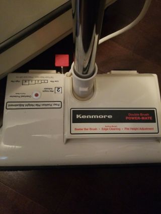 Sears Best Kenmore Vintage Canister Vaccum With Double Brush Powermate. 3