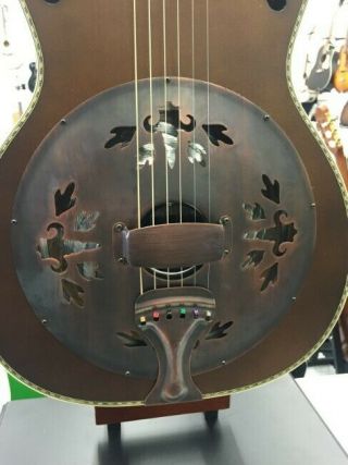 Washburn R360K Vintage Series Parlor Resonator Acoustic Guitar 2