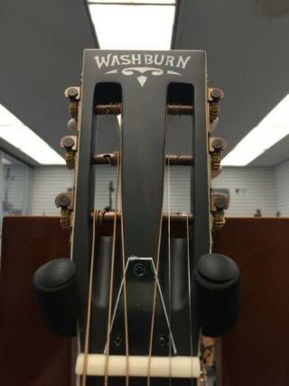 Washburn R360K Vintage Series Parlor Resonator Acoustic Guitar 6