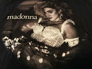 Vtg 85 Madonna Virgin Tour Shirt Sz M Pop Rock Go Gos Berlin Wave Sexy Punk
