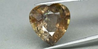 CERTIFICATE Inc.  Huge Rare 20.  42ct Heart Natural Unheated Color Change Sapphire 2