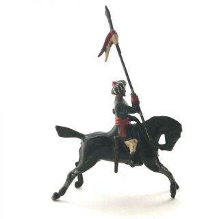 Vintage Britains Lead Toy Soldier Indian 10th Bengal Lancers Cavalry