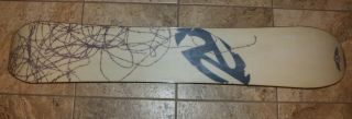 VINTAGE CRAIG KELLY AIR BURTON SNOWBOARD MATTE BLACK BARBED WIRE DESIGN 8