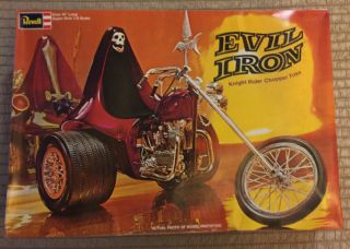 Revell Evil Iron Knight Rider Model 1/8 Scale Complete H - 1229