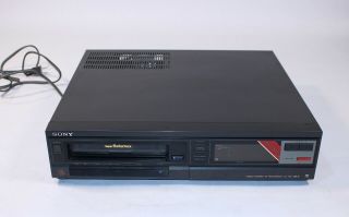 Vtg Sony Betamax Beta Max Video Cassette Recorder Sl - 100