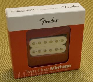 099 - 2217 - 105 Fender Twin Head Vintage Bridge Humbucker Pickup Parchment