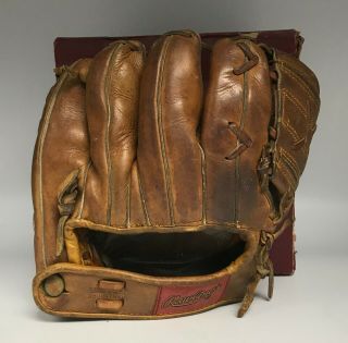 Vintage Mickey Mantle Rawlings MM Baseball Glove w/ Box NY Yankees HOF 7