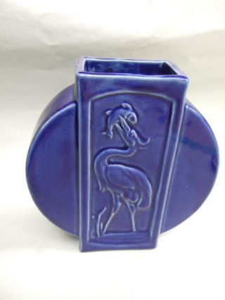 Cooper & Cooke John Elischer Huntley Australian Pottery Stork Vase Art Deco 30 