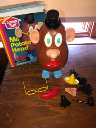 Vintage 1980 Hasbro Romper Room Mr Potato Head Complete With Rare Box 265