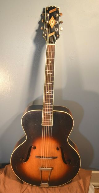 Vintage Slingerland Nite Hawk 16 Inch Archtop Guitar 1930 