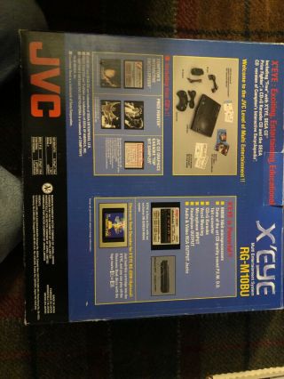 JVC X ' EYE MULTI ENTERTAINMENT SYSTEM RARE With game 8